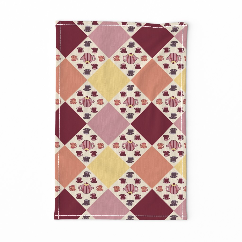 Tea Party Tiles (Morning Tea Colourway) - The Tea Tree Mini Collection
