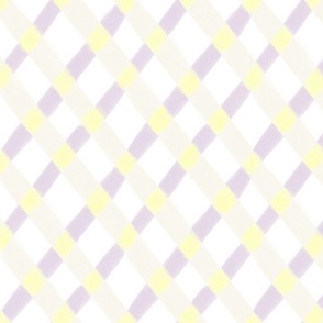 Pale Lavender Diamond Pattern Medium Size