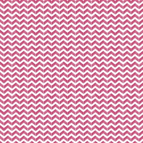 Sweetie Chevron in Cherry Pink   |    Mid-scale