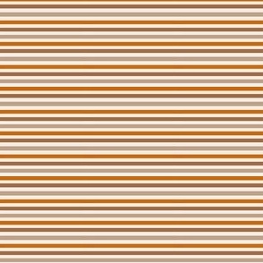 MICRO Autumn Stripe fabric - fall fabric farm stripe coordinate rust orange brown stripes 2in