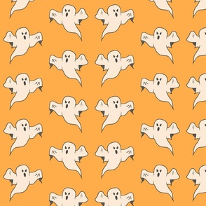 Spooky Yellow Ghost