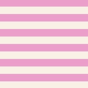 French Country Horizontal Stripe in Pink