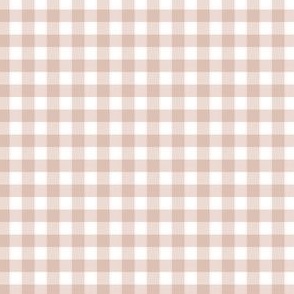Small /// Gingham: Light Pink - Checkers