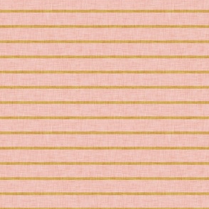 French Cottage Stripes Pink Copper