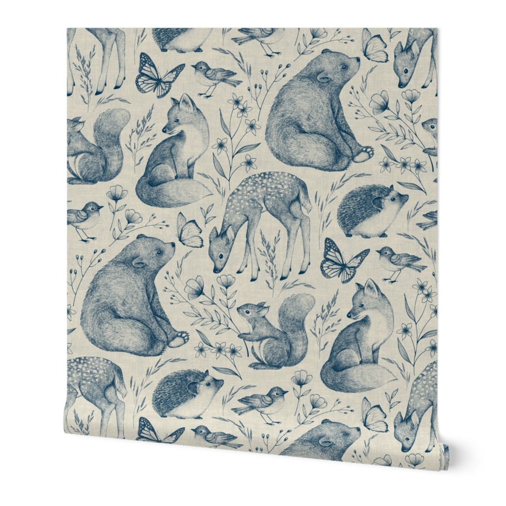 Forest Fauna Toile - small 