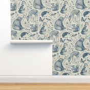 Forest Fauna Toile - small 