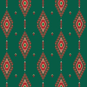 Ethnic ikat pattern.