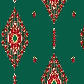 Ethnic ikat pattern.