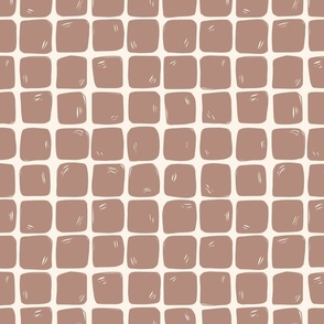 Minimal Maze in Blush Beige