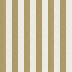 Small scale rustic stripe in earthy warm light green with a vintage linen texture 