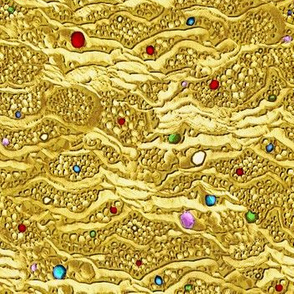 Encrusted with Gems in Klimt Gold