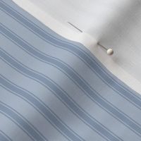 Ticking Stripe: Dusty Blue Pillow Ticking