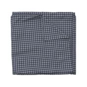 Dark Navy, Grey Plaid - Christmas Plaid, Checkers