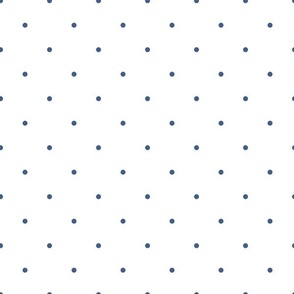 Polka Dots (Blue & White)