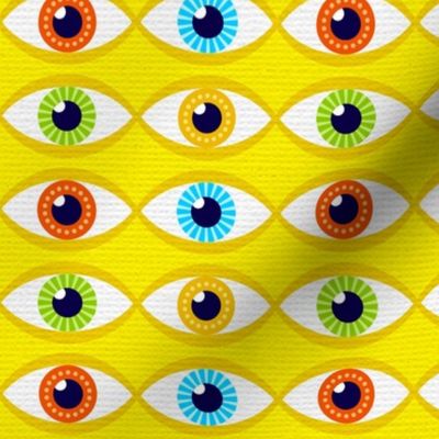 Monsters eyes, YELLOW