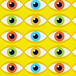 Monsters eyes, YELLOW