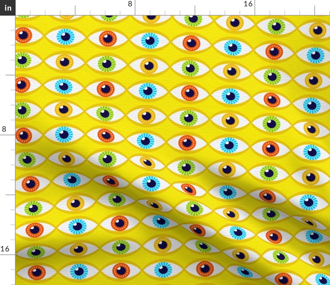 Monsters eyes, YELLOW