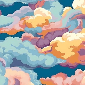 Bright and Whimsical Clouds