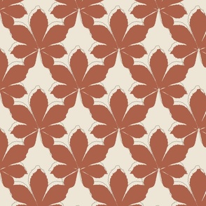 East Fork Autumnal Table Linen, Chestnut Leaves