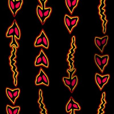 Shaman Tribal Arrows - Red Black Yellow - Design 15270961