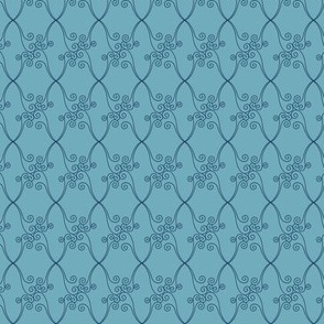 Grace lattice - blue