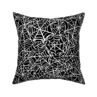 Spiderwebs - Medium Scale - White and Black Halloween Goth Spider Web Gothic Cobweb