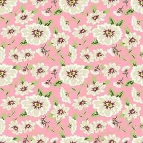 Floral Beauty Flowers Light Pink Small 4