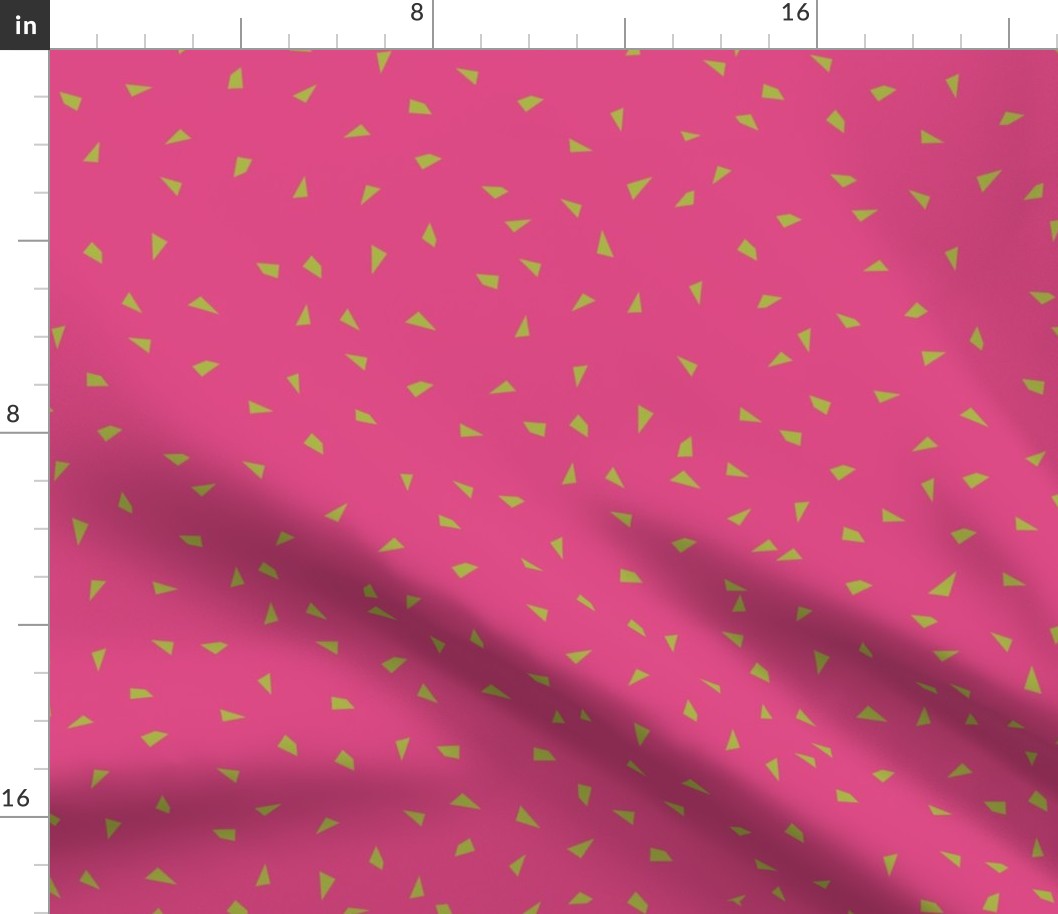 Lethbridge - neighbour’s lounge carpet ( hot pink with random lime shapes)
