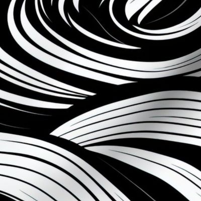 art_deco_swirling_wave_after_wave_black_and_white_line ATL_646