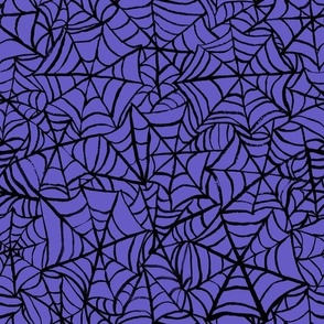 Spiderwebs - Medium Scale - Purple and Black Halloween Goth Spider Web Gothic Cobweb