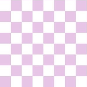 Medium Scale // Periwinkle Purple Checkers Checkerboard Retro 3/4 Inch Squares 
