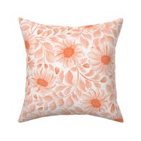medium // Delightful daisies in peach