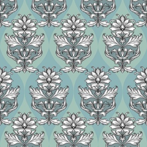 Damask floral