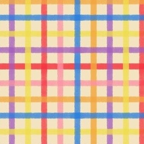 colorful gingham
