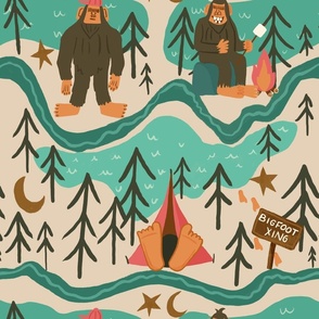 Bigfoot Camping by the River_BigFoot Crossing_Large