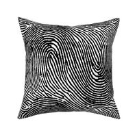 Fingerprint stripes black & white