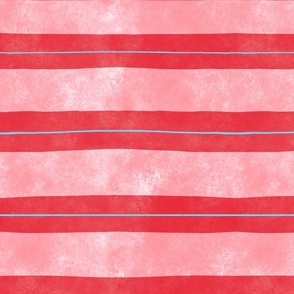 block stripes red pink // medium