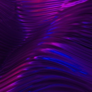 Neon landscape: Abstract wave #1 - synthwave, vaporwave, cyberpunk