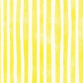 finer linnen stripes yellow white // large