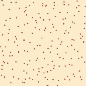In the Stippling dots (6") - red, cream (ST2023ITS)