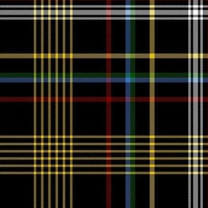 Stewart Royal black tartan #2,  12"