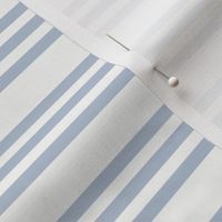 Bandy Stripe: Light Dusty Blue Horizontal Stripe