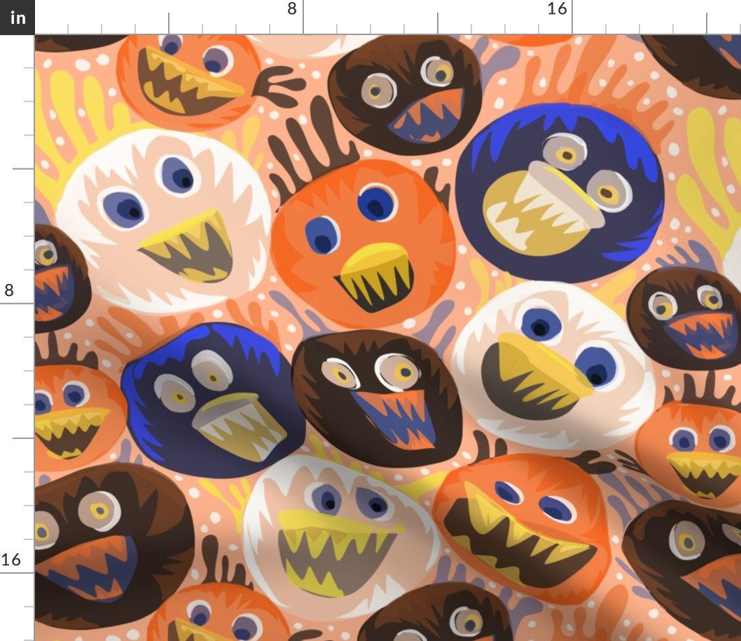 Monster Party - Quirky Halloween Monsters - Monster Mash