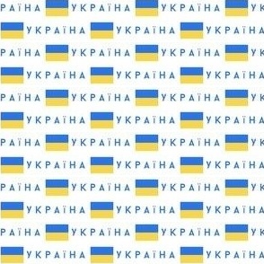 MINI Ukraine flag fabric - flag fabric 2in