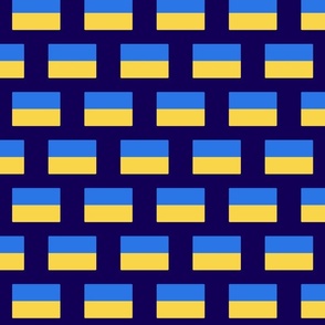 SMALL Ukrainian flag fabric - ukraine flag fabric navy 4in