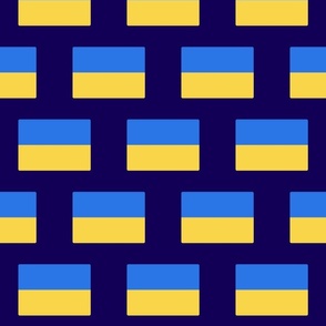 MEDIUM Ukrainian flag fabric - ukraine flag fabric navy 6in