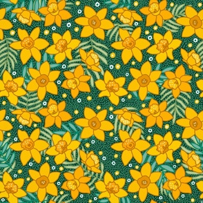 Buttercups - Teal