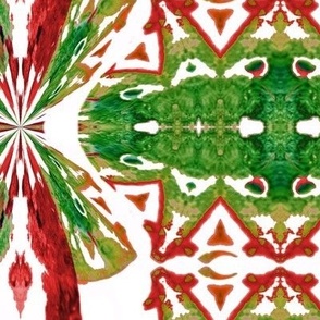Christmas Bows in Red and Green (large) (1454)