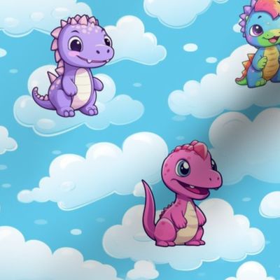 Dinosaurs on Clouds
