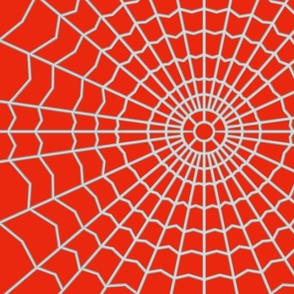 Spider_web_on bright RED - smaller